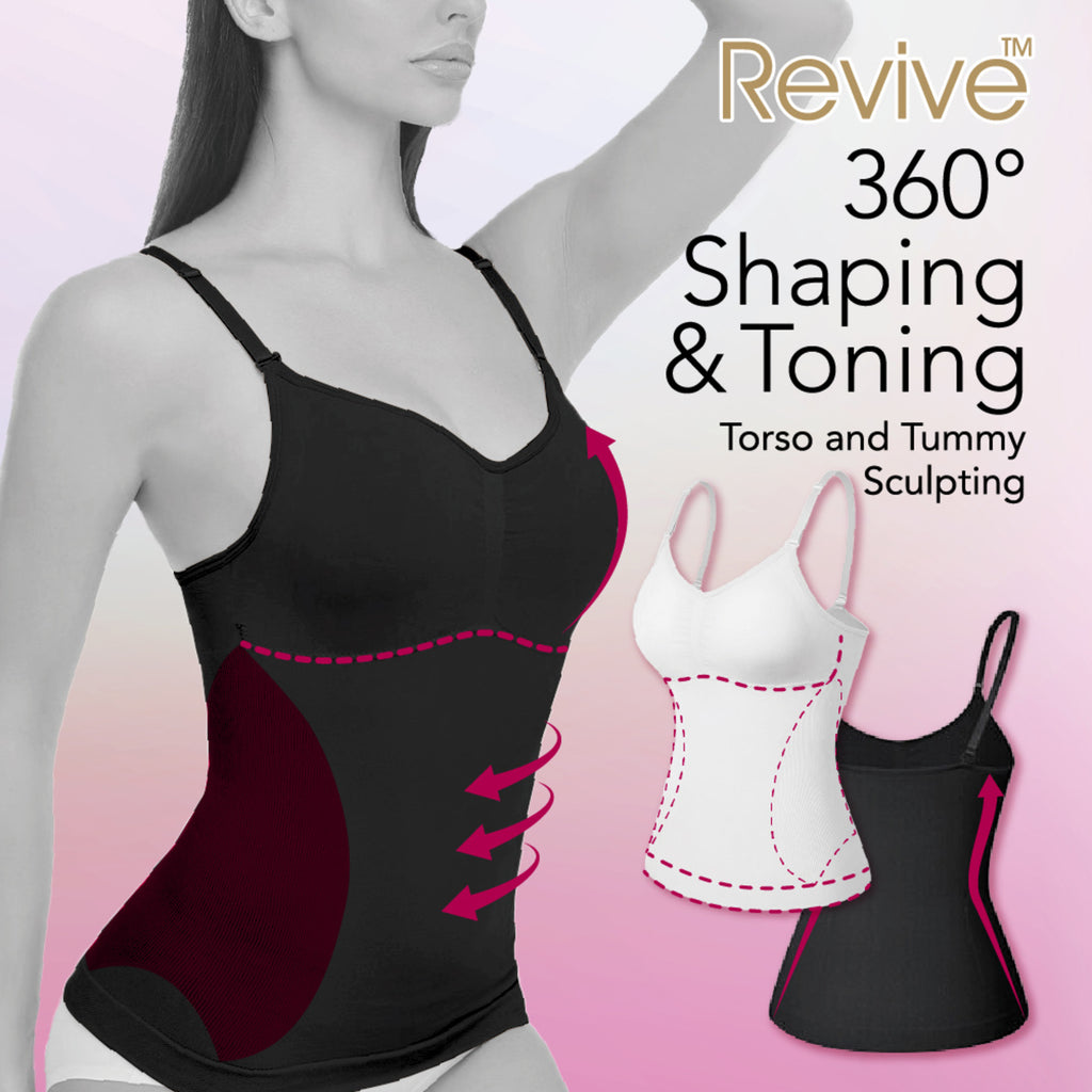 360° Shaping and Toning Camisole Shaper - Women 2-way Padded Bra Body Shaper - Traders@Work