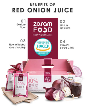 Zaram Red Onion Juice (1 Box of 30 Packs) - Traders@Work