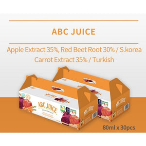 Zaram Food ABC Juice (1 Box of 30 Packs of 80ml ea) - Traders@Work